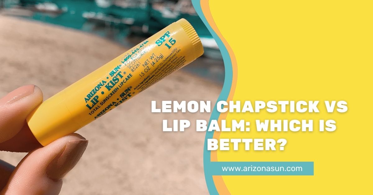 lemon chapstick