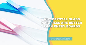 Crystal glass nail files