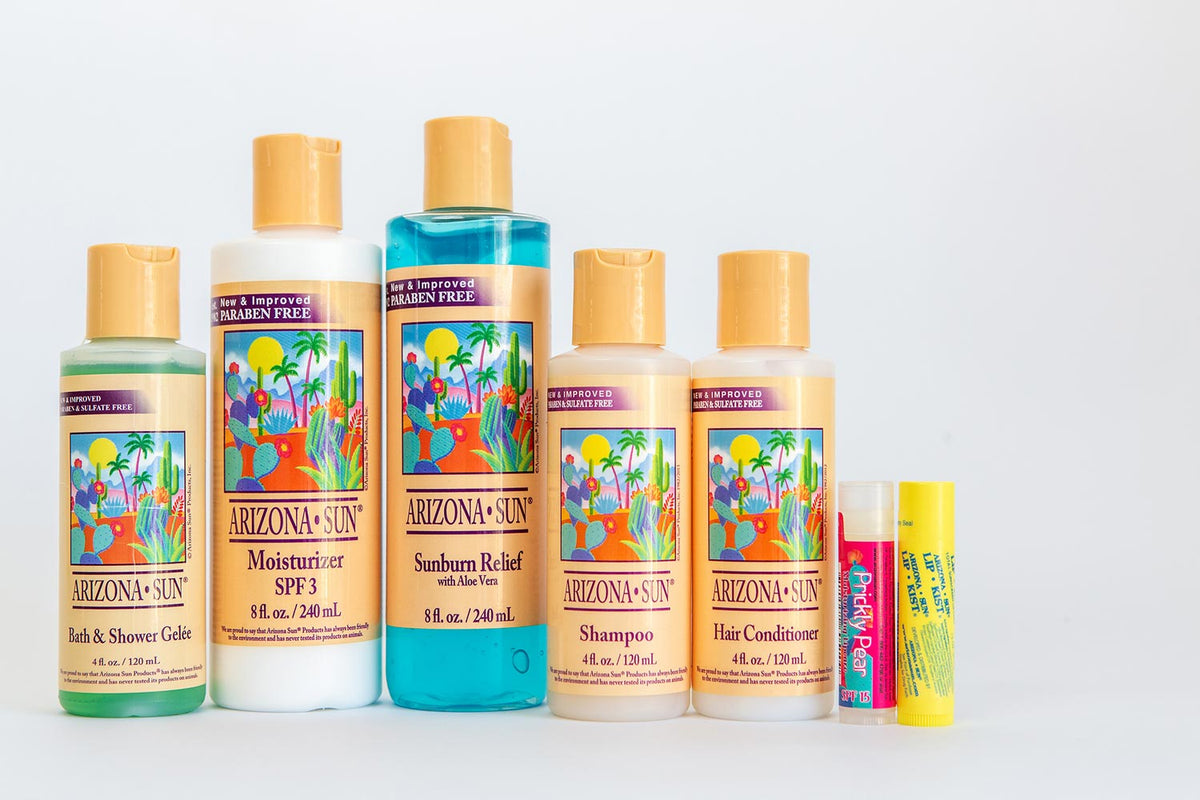 Bath Essentials Kit (Includes 8 oz Moisturizer, 8 oz Sunburn Relief, 4