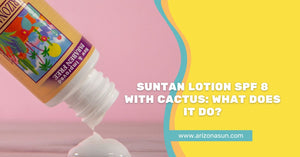 suntan lotion SPF 8