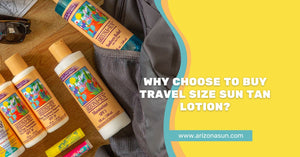 travel-size sun tan lotion