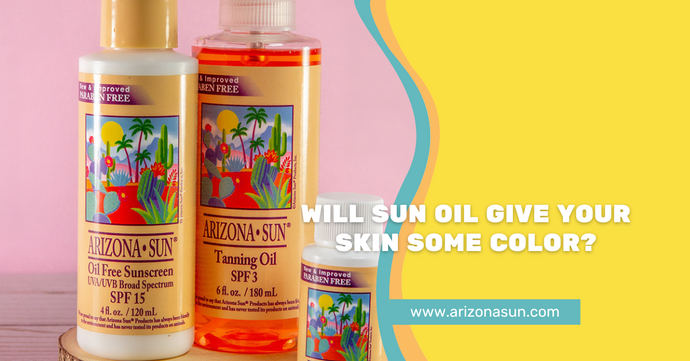 Will Sun Oil Give Your Skin Some Color?