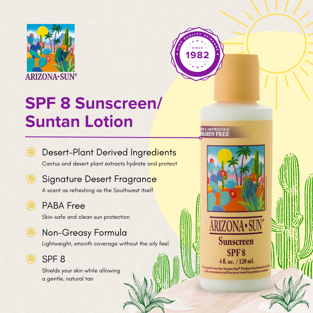 SPF 8 Sunscreen/Suntan Lotion
