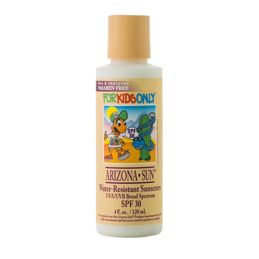 SPF 30 ArizonaSun® WaterResistant Sunscreen "For Kids Only" - 4 oz.