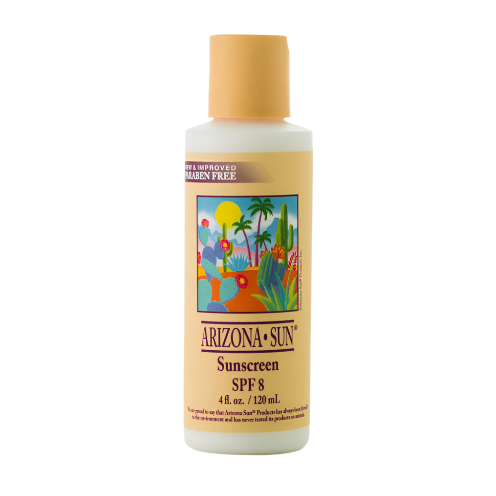 SPF 8 Sunscreen/Suntan Lotion - 4 oz.