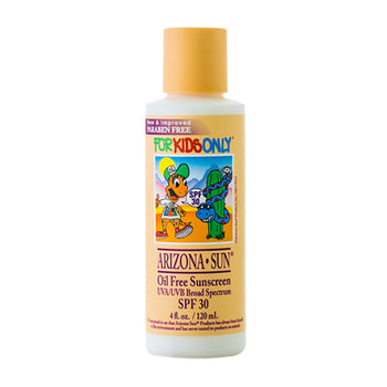 SPF 30 ArizonaSun® Oil Free Sunscreen "For Kids Only" - 4 oz.