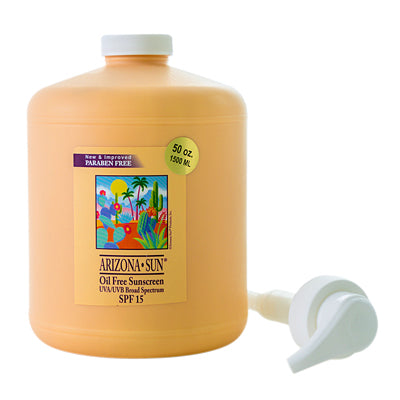 SPF 15 Sunscreen - 50 oz. W/Pump