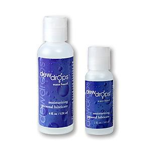 Dewdrops® Special Water Based Personal Lubricant - 4 oz. Bottle & 2 oz. Bottle