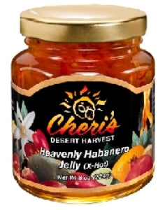 Cheri's Extra Hot - Heavenly Habanero Jelly - 5 oz - Cacti Jam - Southwest Desert Spread- Southwestern Flavor